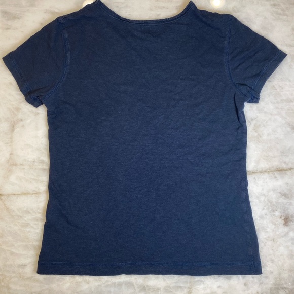 Navy Blue Soft A & F Tee - Picture 2 of 3